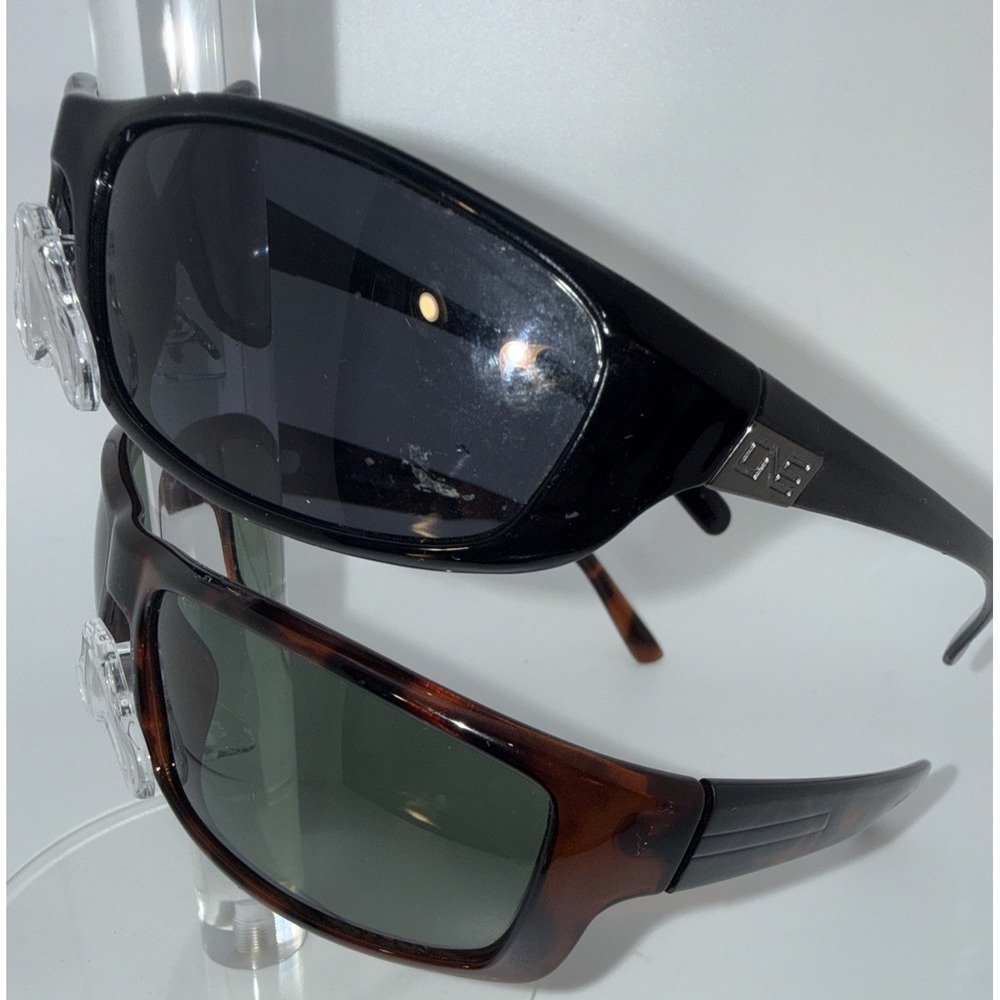 2 pairs ONE by Optic Nerve Authentic Sunglasses Polarized Wrap-Fourteener &Black - Picture 3 of 13